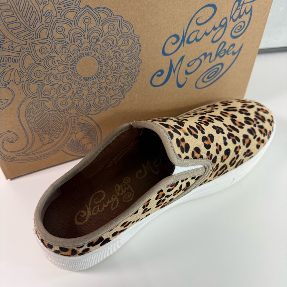 Naughty Monkey Leopard Print Slip-On Sneakers - Picture 3 of 4